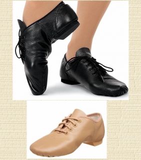 Capezio Jazz Hip Hop Lace Up Dance Shoes EJ1 Style in 2 Colors Brand