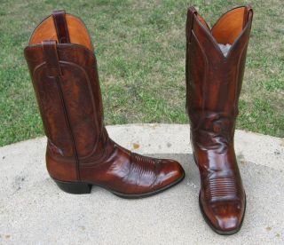 El Dorado Cowboy Western Boots Mens 9 5D