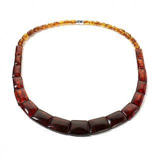 Jay King Graduated Amber Collar Style 18 Necklace
