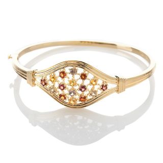 Jewelry Bracelets Bangle 2.08ct Colors of Garnet Vermeil Bangle