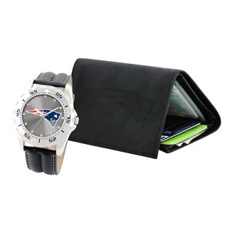 NFL Precision Watch and Leather Wallet Combo   Patriots