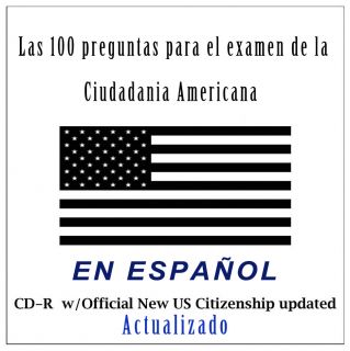 CD con las 100 preguntas para el examen de ciudadania en espanol