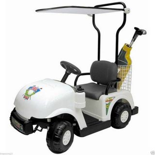 Childs Kids Junior Golf Cart Car 6v Ride On Toy Car Battery Operated