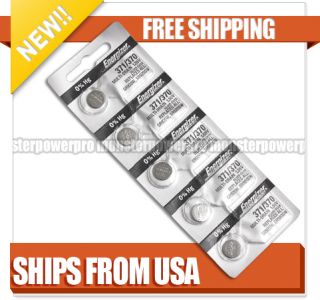 Pcs Energizer 370 371 1 55V Button Cell Watch Battery