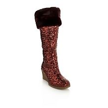 warmers $ 39 95 $ 59 95 joan boyce faux fur slipper with sequins $ 14
