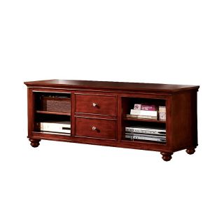  Furniture TV Stands & Consoles Stevens 60 TV Console   Cherry Finish