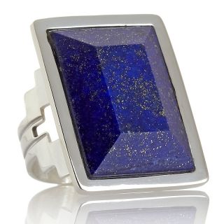 Mine Finds by Jay King Rectangular Lapis Sterling Silver Ring