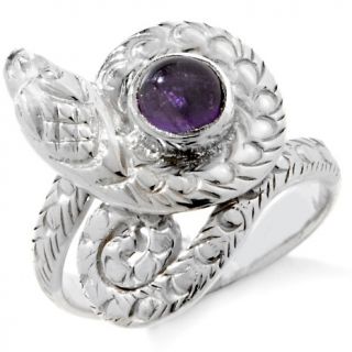 Himalayan Gems™ Gemstone Sterling Silver Serpent Ring