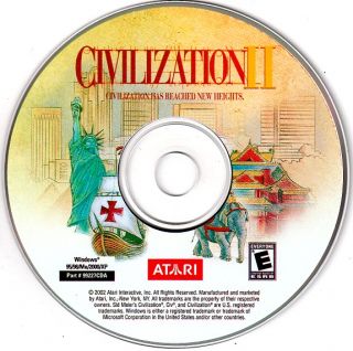 Sid Meiers Civilization II PC CD for Windows New in Slv