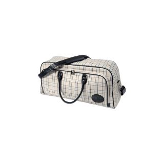 Sizzix eclips Carry All Tote   Black, Cream and Periwinkle Plaid