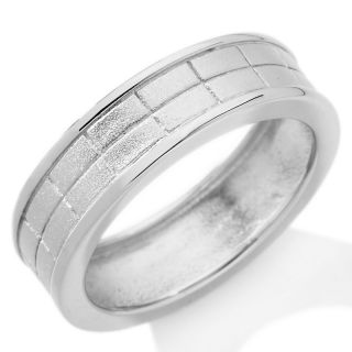 Absolute™ Occasions Mens Patterned Band Ring