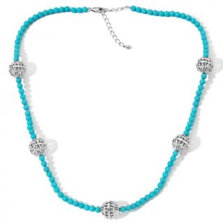 Victoria Wieck Absolute™ Turquoise Bead Sterling Silver 18 Necklace