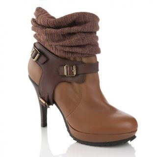 Bacio 61 Rivo Leather Bootie with Sock