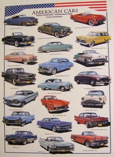 Jigsaw Puzzle Eurographics 1950s American Cars 1000 PC New Made in