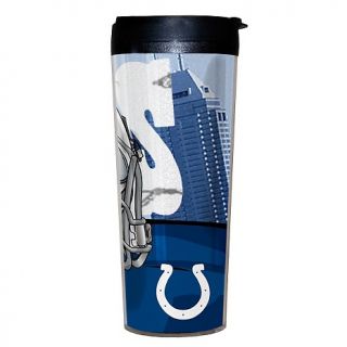 Football Fan NFL Set of 2 Travel Tumblers with Lids   Colts