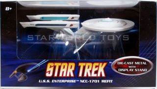 Hot Wheels Star Trek USS Enterprise NCC 1701 Refit Mattel TMP Twok