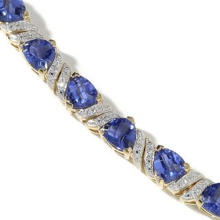 Technibond Technibond® Simulated Tanzanite and Diamond Accent