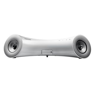 Samsung Wireless Rounded Audiobar with Docking Station at