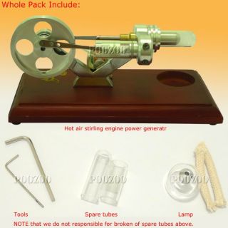 Hot Air Stirling Engine Electricity Generator Funny Toy