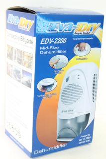 100 % functional eva dry edv 2200 mid size dehumidifier