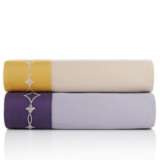 Colin Cowie Emory 450 Thread Count Embroidered Sheet Set at