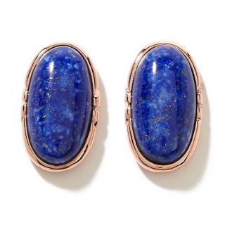 Jewelry Earrings Stud Jay King Oval Lapis Copper Earrings