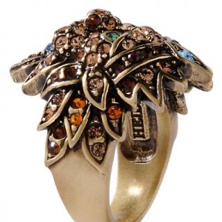 Heidi Daus Bling of the Jungle Crystal Accented Lion Shaped Ring at