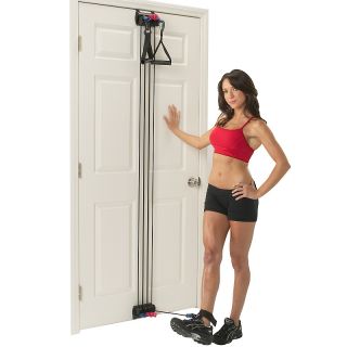 Suzanne Somers EZ Gym with over 70 Exercises, DVD and Swivel Pulley at