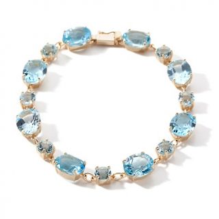 technibond oval and round gemstone 75 line bracelet d