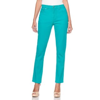 DG2 Bright Skinny Stretch Jean with Back Zip Pocket