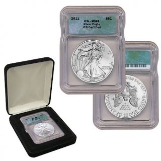 Coin Collector 2011 MS69 ICG W Mint Silver Eagle Dollar Coin
