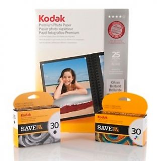 Kodak Ink and Paper Bundle for Inkjet Printers