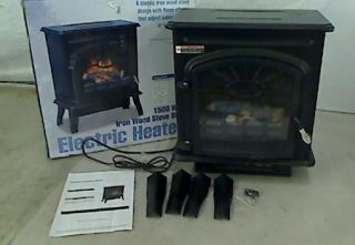  wholesale pallets 1500 watt wood stove style electric heater