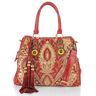  tapestry and beaded leather doctor s satchel rating 94 $ 79 95 s h