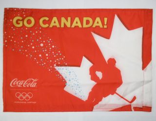 Cola 2010 Vancouver Olympic Car Flag Bilingual English French