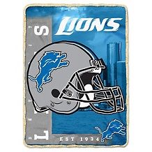 nfl 60 x 80 fleece throw with sherpa border lions d 2012062818041581