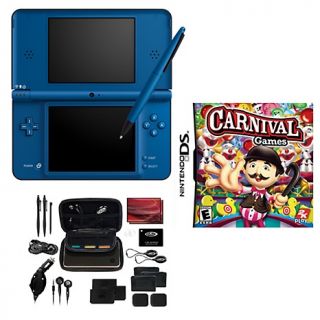 107 9613 nintendo ds dsi xl midnight blue carnival bundle note