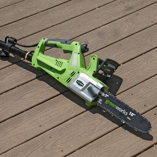 GreenWorks 7 Amp Corded 10 2 in 1 Pole Saw / Chain Saw