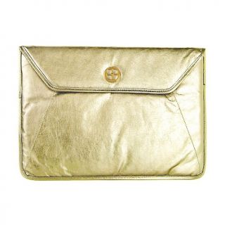 IMAN Global Chic Holiday Glamour Luxury Leather Laptop Case