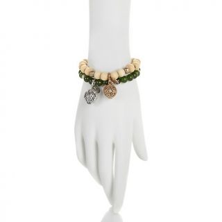 Lisa Hoffman Orchid and Sage Fragrance Bracelet Duo