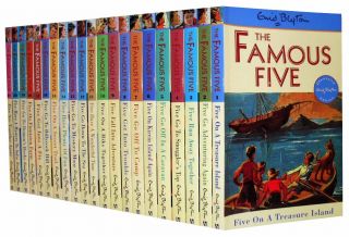 Enid Blyton Famous Five Series 21 Books Set (1 To 21) New RRP £ 104