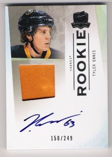 2009 10 UD The Cup Tyler Ennis Auto Patch RC Rookie 249