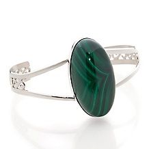 Jay King Apatite Etched Sterling Silver Cuff Bracelet