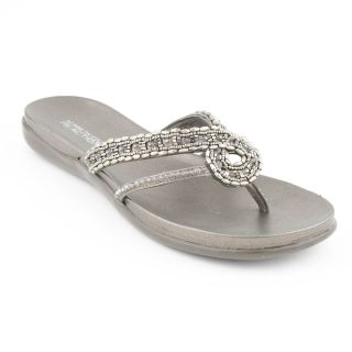 Kenneth Cole Reaction Glam Life Thong Sandal Pewter New