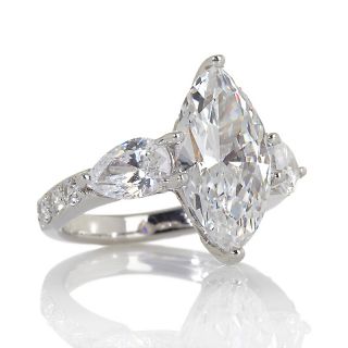 Jean Dousset Absolute 3 Stone Marquise and Pear Ring