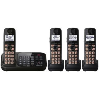  Dect 6.0 Plus Expandable Digital Cordless Phone System with 4 Handsets