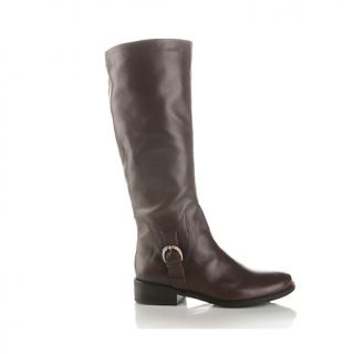 Me Too Me Too Dee Leather Flat High Shaft Boot with Buckle
