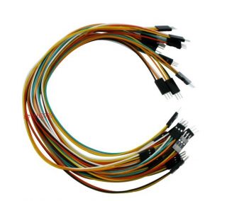 12pcs 30cm 3pin Male Male cables for multi project experiment