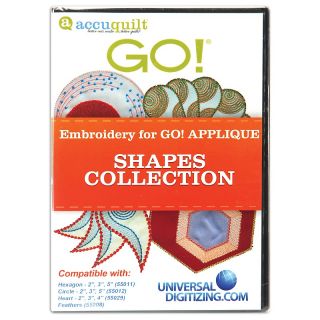 Accuquilt Go Embroidery Collection   Shapes for 55011, 55012, 55029