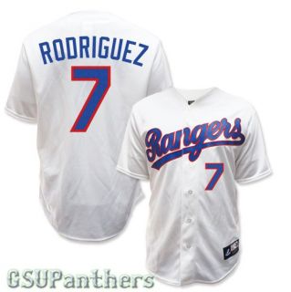 Ivan Rodriguez Texas Rangers Cooperstown Home Jersey Mens Sz M 2XL